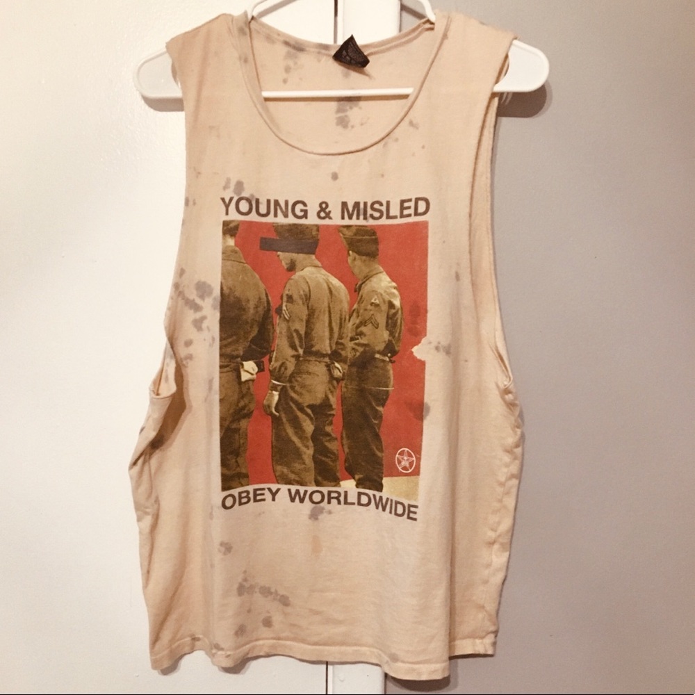 OBEY muscle tank top